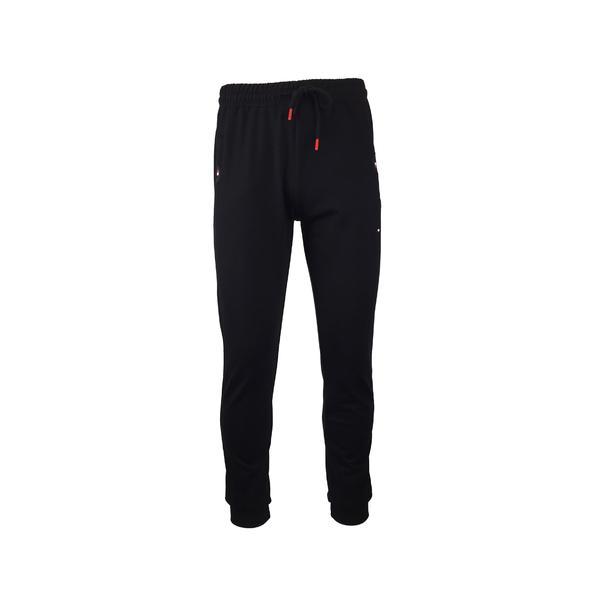 Pantaloni trening barbat, 2 buzunare laterale si un buzunar la spate cu fermoare, culoare neagra, 3XL