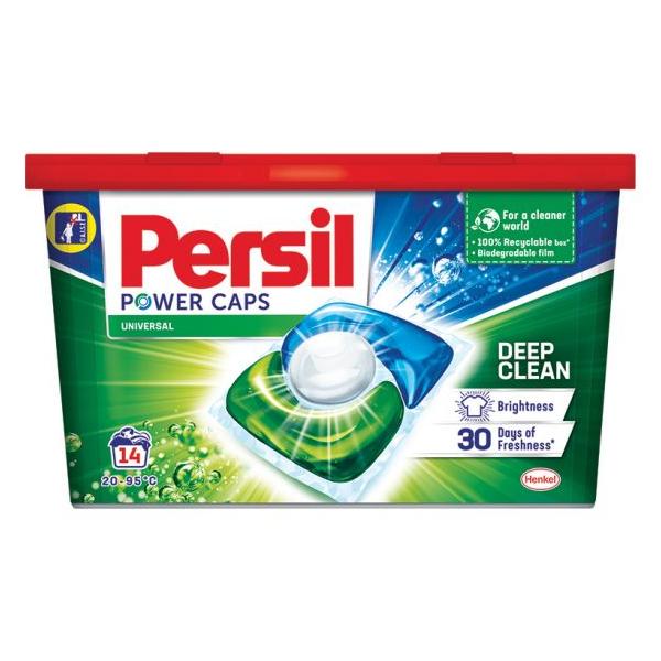 Detergent Universal Capsule - Persil Power Caps Universal Deep Clean, 14 buc