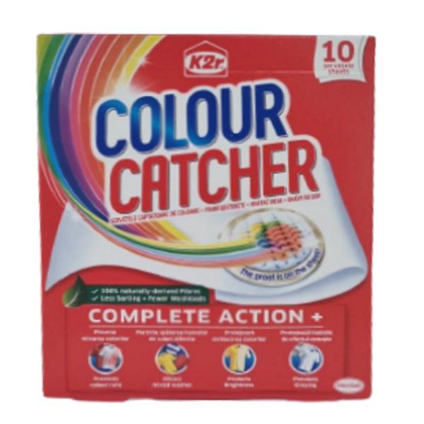 Captator de Culoare - K2r Colour Catcher Complete Action+, 10 servetele