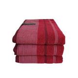 Set 3 Prosoape Twist, 70×140 cm, 100% Bumbac, 470 GSM, Bordo