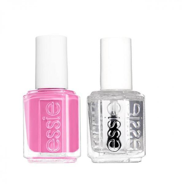 Set manichiura/pedichiura Nail Lacquer No.20 Lovie Dovei, 13.5ml + Topcoat Good to go, 5ml, Essie