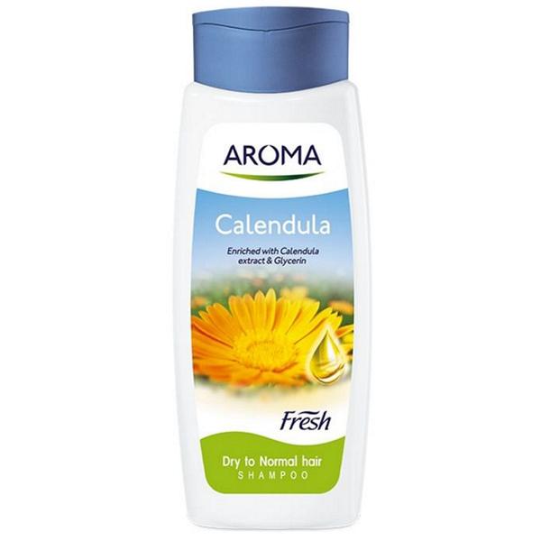 Sampon cu Extract de Galbenele si Gliceria pentru Par Normal spre Uscat - Aroma Calendula Fresh Dry to Normal Hair Shampoo, 400 ml