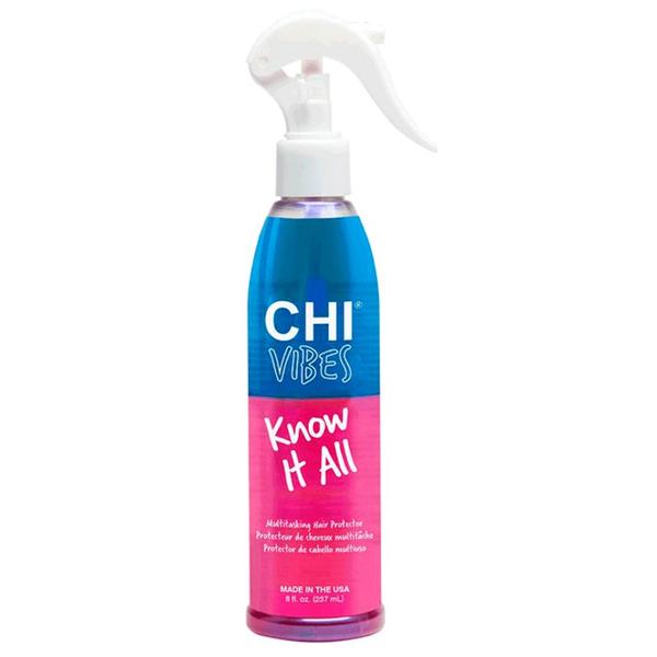 Spray Protector pentru Par - CHI Vibes Know It All Multitasking Hair Protector, 237 ml