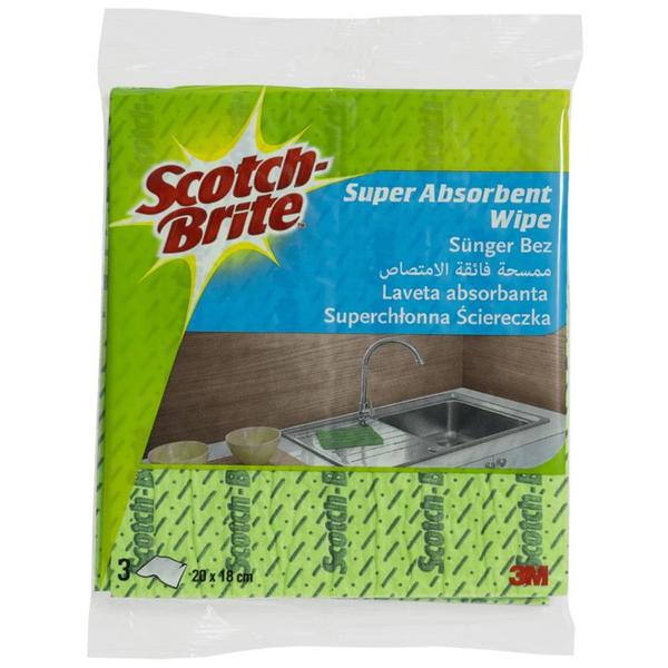 Lavete Absorbante - 3M Scotch Brite Super Absorbent Wipe, 3 buc