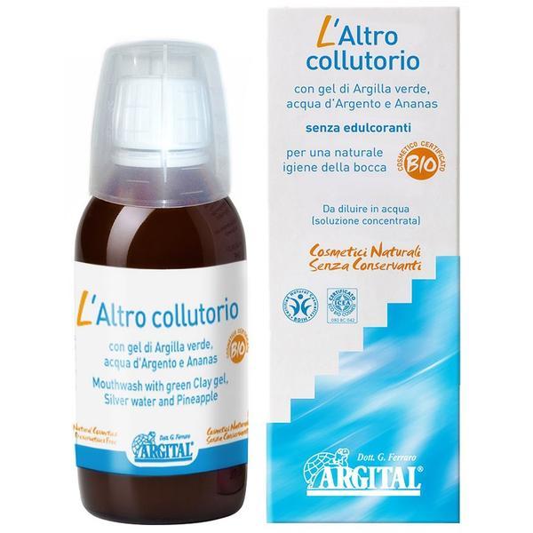 Apa de gura cu gel de argila verde, apa de argint si ananas, Argital, 100ml