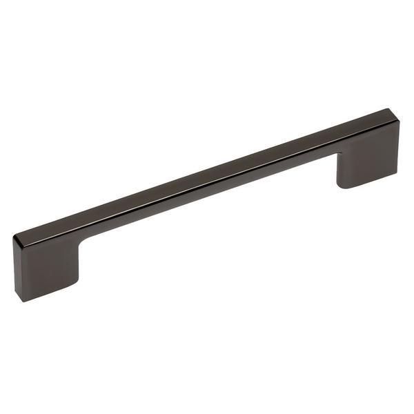 Maner pentru mobila Uzo, finisaj crom negru, L:160 mm