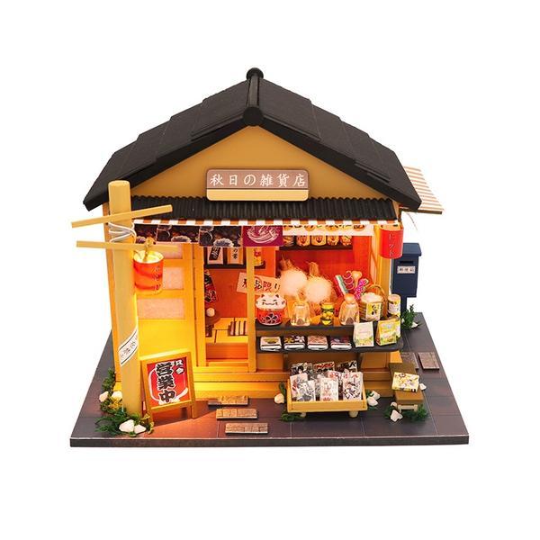 Joc interactiv, educational, macheta, casa de asamblat, miniatura, Shop in orient, DIY