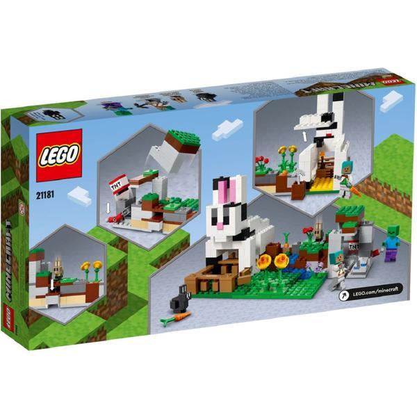 Lego Minecraft - Ferma de iepuri 8 ani+ (21181)