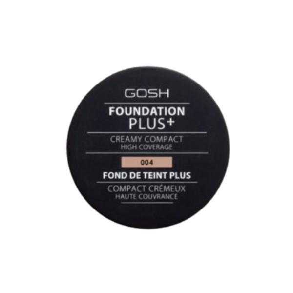 Fond de ten Foundation Plus + Creamy Compact 004 Natural, Gosh, 9g