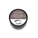 Machiaj sprancene Gosh Brow Pomade Waterproof - 002 Greybrown, 4ml