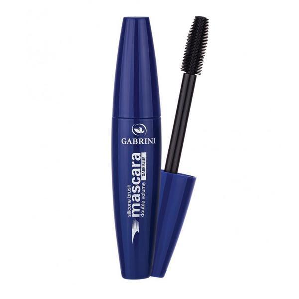 Rimel Mascara Gabrini True New Silicone Brush Double Volume, Dark Blue, 6 ml