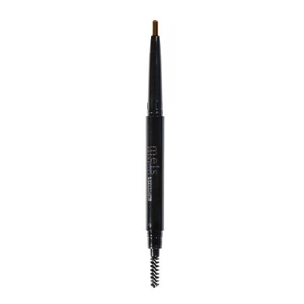 Creion pentru sprancene Meis Cosmetics automatic double eyebrow pen, dark coffee, 0.3 g