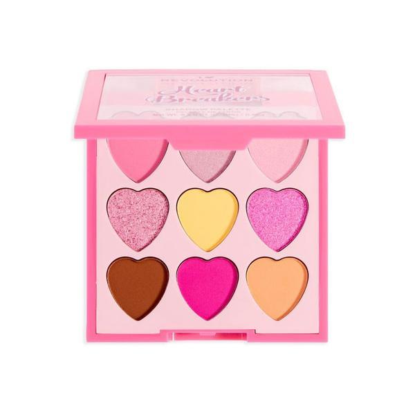 Paleta fard de ochi, Candyfloss Heartbreakers, Makeup Revolution, 9x0.55g