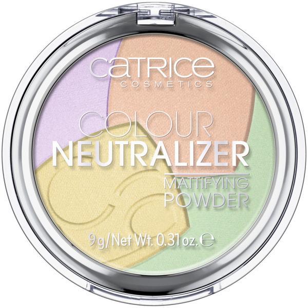 Pudra compacta Catrice Colour Neutralizer Mattifying Powder púder 010 Natural Balance 9 g