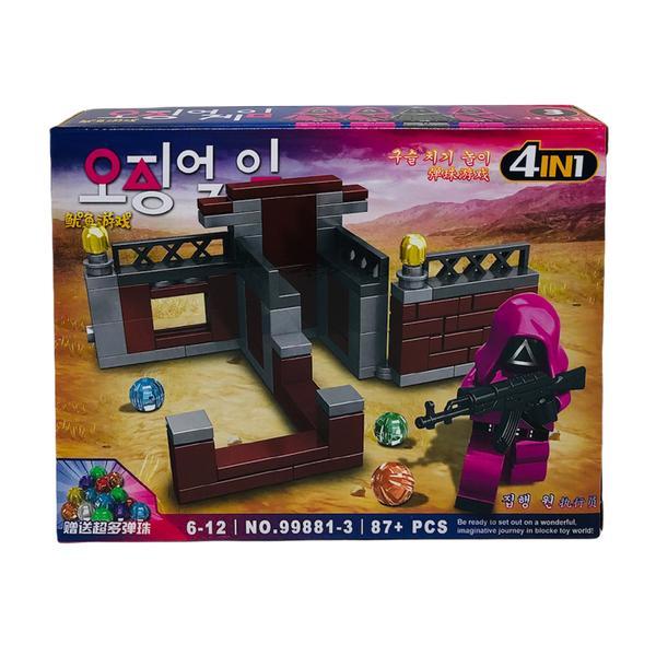 Set de constructie Squid Game, Model 1, 87 piese