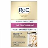 Ser antirid de noapte, Retinol Correction Line Smoothing Night Serum, Roc, 30Caps