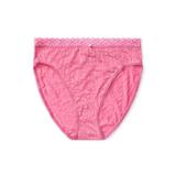 Chiloti Victoria's Secret, Logo Burnout Brief Panty, Roz cu Logo, M