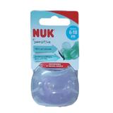 Suzeta Sensitive 100% din Silicon Pink NUK, M2 6-18 luni, 1 buc