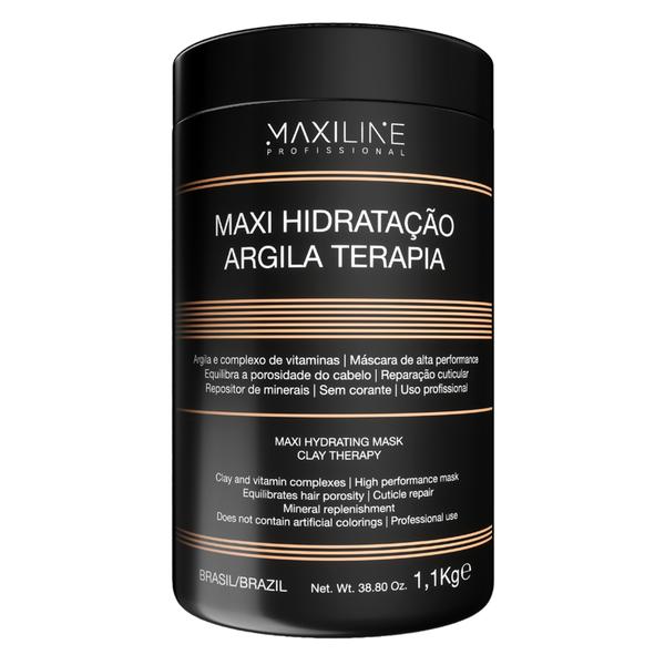 Masca Hidratanta cu Argila - Maxiline Profissional Maxi Hydrating Mask Clay Therapy, 1100 g