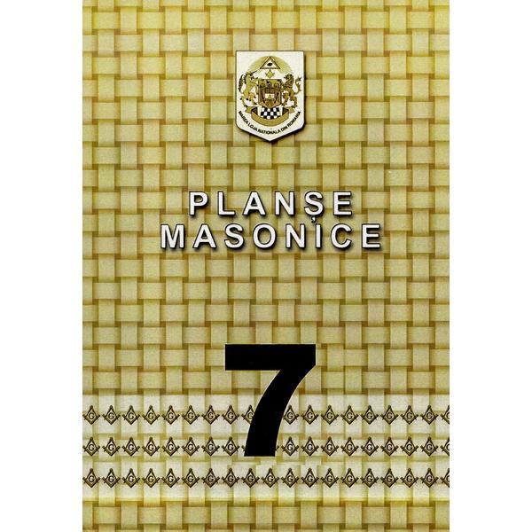 Planse masonice. Vol.7 - Emilian M. Dobrescu, editura Biltong