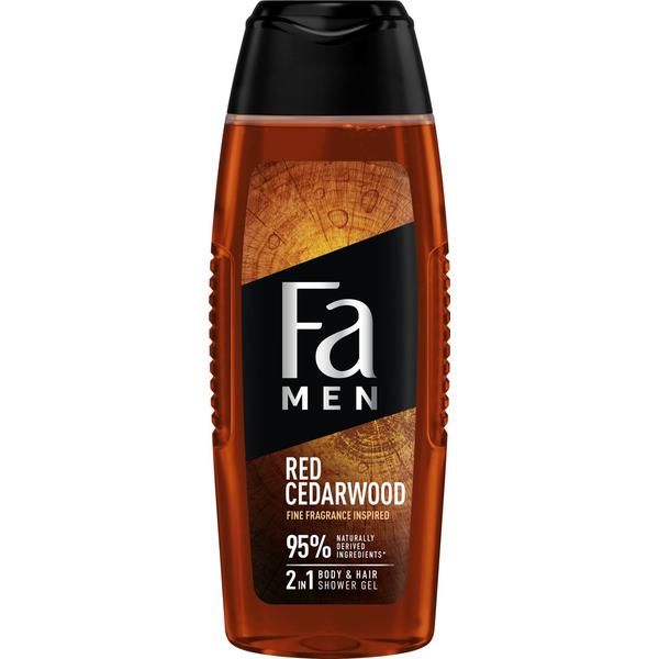 Gel de Dus pentru Par si Corp pentru Barbati - Fa Men Red Cedarwood, 400 ml