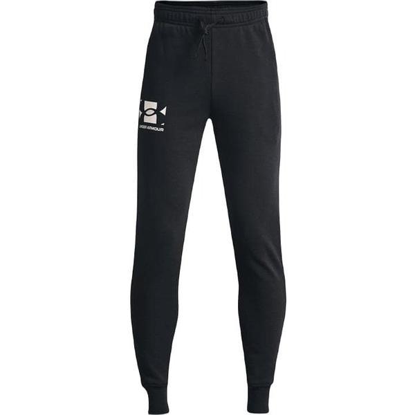 Pantaloni copii Under Armour Rival Terry 1361715-002, 165-178 cm, Negru