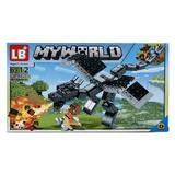 Set de constructie LB+, My World of Minecraft 4 in 1, 142 piese