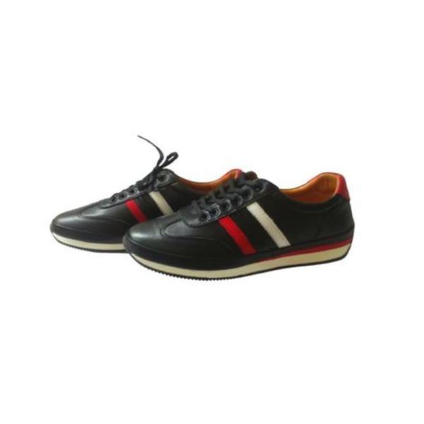 Pantofi sport dama, Piele naturala Italia, Goretti B061, Negru, 37