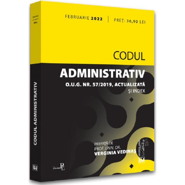 Codul administrativ februarie 2022 - Verginia Vedinas