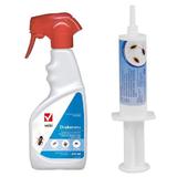 Set insecticid acaricid Draker Rtu, 400 ml + Gel MaxForce Envu (Bayer), anti gandaci de bucatarie, paianjeni, tantari, furnici, 20g