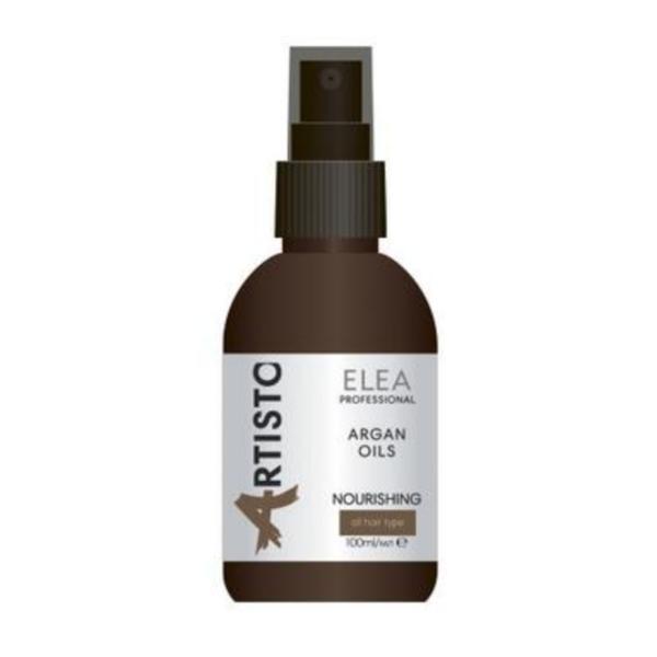 Ulei hranitor de Argan pentru toate tipurile de par Argan Oils Elea Professional Artisto, 100 ml