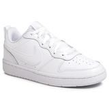 Pantofi sport copii Nike Court Borough Low 2 GS BQ5448-100, 36.5, Alb