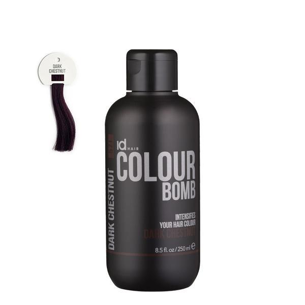 Tratament de colorare IdHAIR Colour Bomb - 571 Dark Chestnut, 250ml