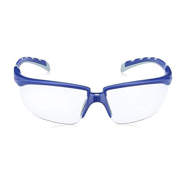 Ochelari de siguranta Solus 2000, cadru albastru/gri, anti zgarieturi), lentila transparenta