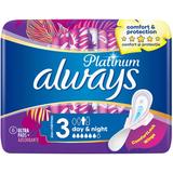 Absorbante Igienice - Always Platinum Night, marimea 3, 6 buc