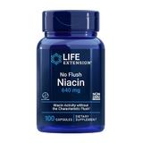 Supliment Alimentar No Flush Niacin Life Extension, 100capsule