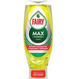 Detergent de Vase cu Aroma de Lamaie - Fairy Max Power Lamaie, 650 ml