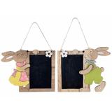 Set 2 tablite de scris suspendabile model Iepurasi 23x20 cm - Decorer