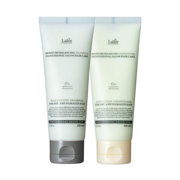 Set hidratant Sampon + Balsam, Moisture Balancing Lador, 100ml.x2