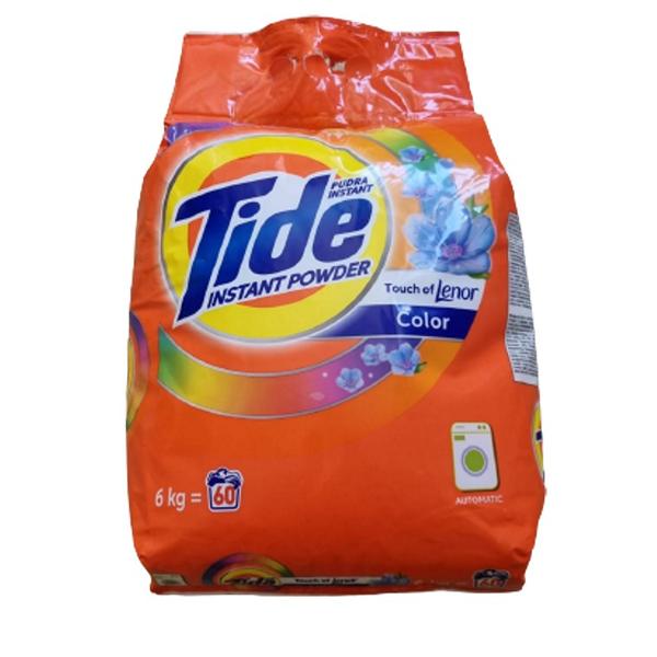 Detergent Automat Pudra 2 in1 cu Lenor - Tide Instant Powder Touch of Lenor, 6 kg
