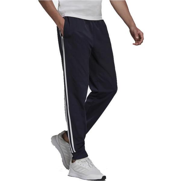 Pantaloni barbati adidas Essentials Warm-Up Tapered 3-Stripes H46106, XL, Albastru