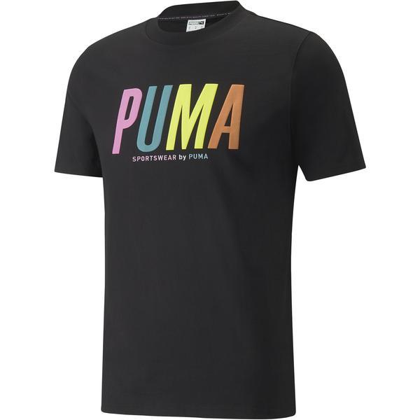 Tricou barbati Puma SWxP Graphic 53362301, XS, Negru