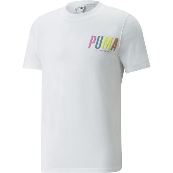 Tricou barbati Puma SWxP Graphic 53362302, XL, Alb