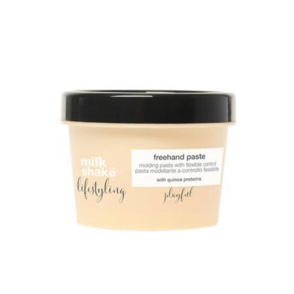 Crema modelatoare cu fixare medie Milk Shake Lifestyling, Freehand Paste, Playful, 100ml