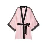 Halat dama Victoria's Secret, Lace Inset Robe, Pink, XS/S INTL