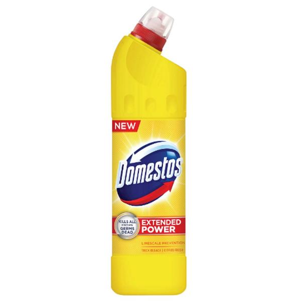 Dezinfectant pentru Toaleta cu Aroma de Citrice - Domestos Thick Bleach Citrus Extended Power, 750 ml