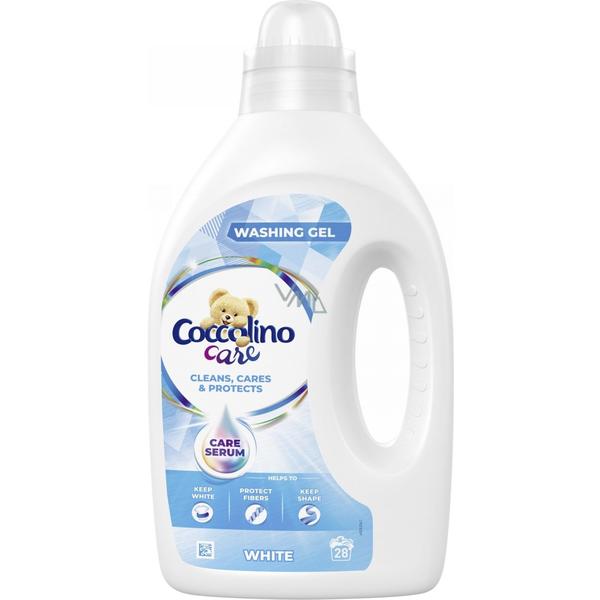 Detergent Lichid Gel pentru Rufe Albe - Coccolino Care White Washing Gel, 1120ml