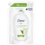 Rezerva Sapun Lichid Cremos Castravete si Ceai Verde - Dove Caring Hand Wash Fresh Touch Cucumber & Grean Tea Scent Refill Pack, 750 ml