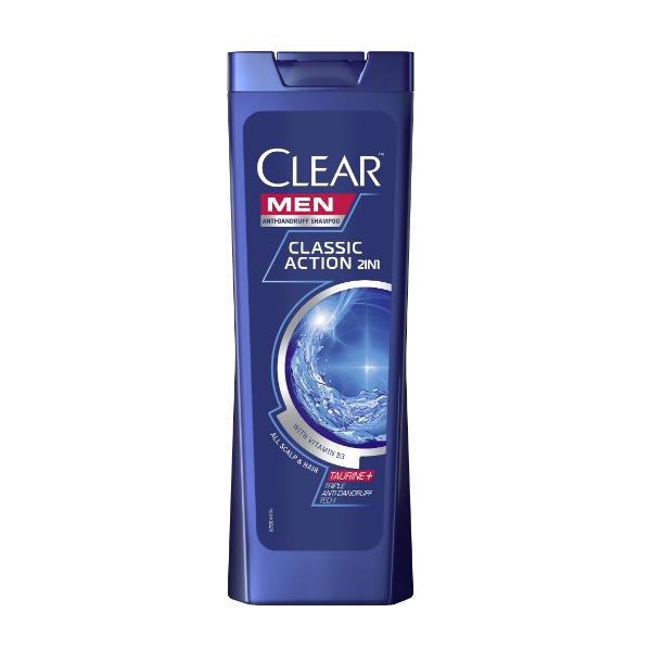 Sampon Clasic Antimatreata 2 in 1 pentru Barbati cu Vitamina B3 - Clear Men Anti-Dandruff Shampoo Clasic Action 2 in 1 with Vitamin B3, 250ml