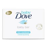 Sapun Solid Cremos Hidratant pentru Bebelusi - Baby Dove Baby Bar Rich Moisture, 75 g
